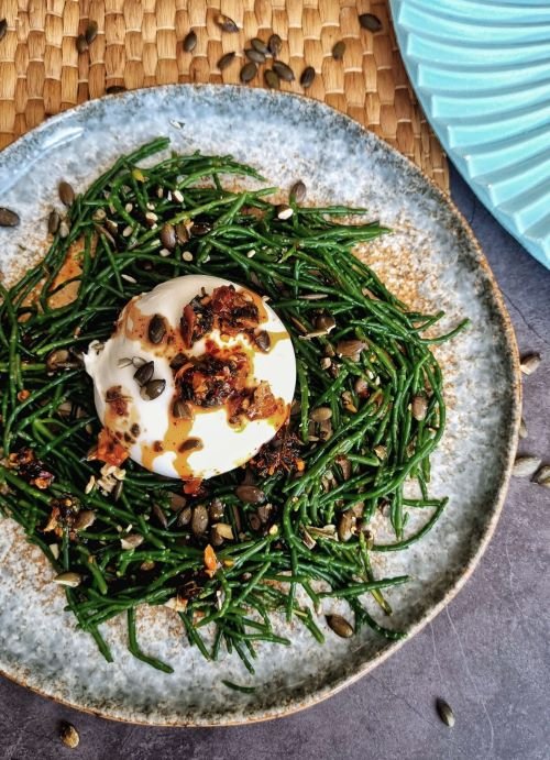 Ciao Bella Samphire Salad Crispy Chilli Oil Recipe