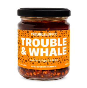 Trouble and Whale turkish crispy chilli oil perfect for hummus