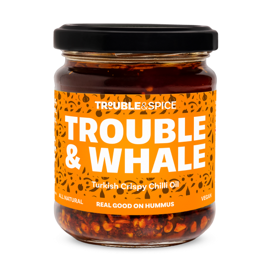 Trouble and Whale turkish crispy chilli oil perfect for hummus