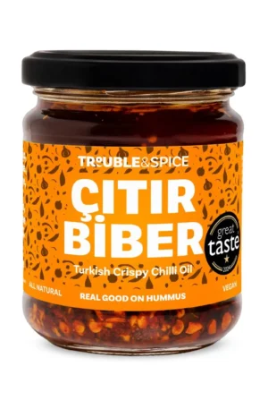 Turkish crispy chilli oil citir biber