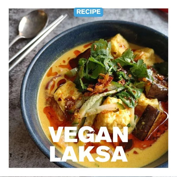 vegan laksa recipe funky vegan yum phrik trouble and spice crispy chilli oil